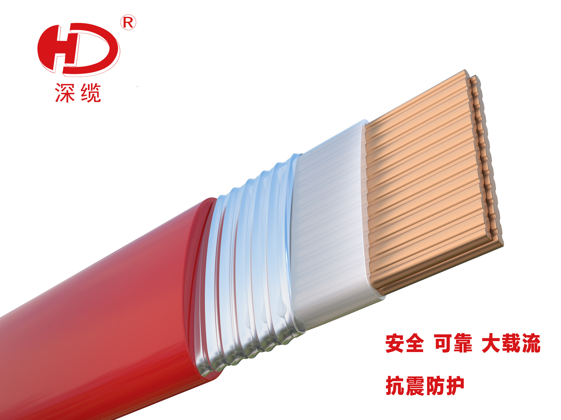 抗震型大电流柔性母线